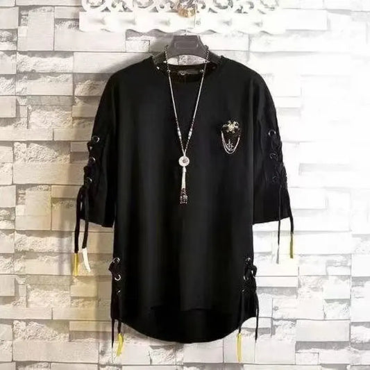 Techwear Lace-Up T-Shirt - Best Sellers - 5
