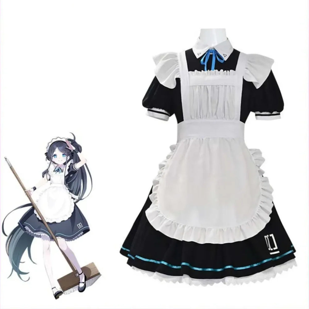 Tendou Arisu French Maid Cosplay Dress – Blue Archive - All Dresses - Cosplay - 1