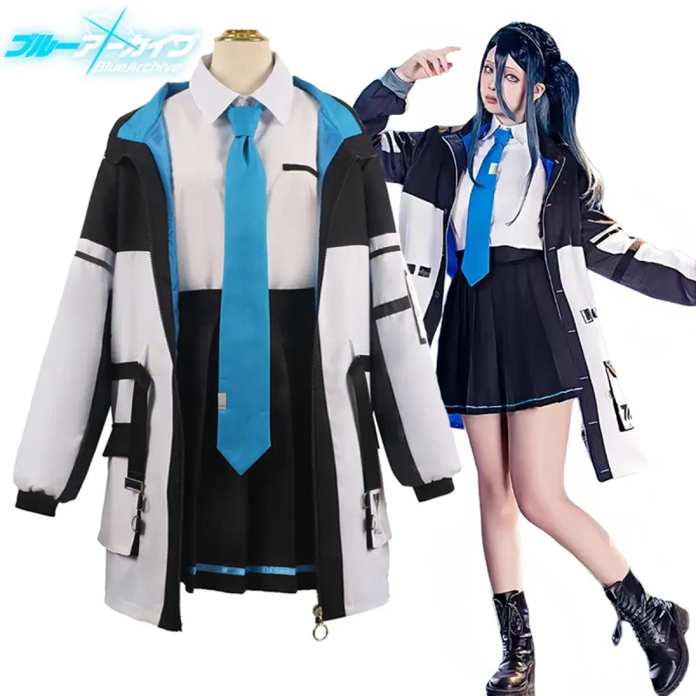 Blue Archive Tendou Arisu Cosplay Costume – Uniform Wig & Coat Set - 🎃 Spooky Season 🎃 - Long - Cosplay - 1