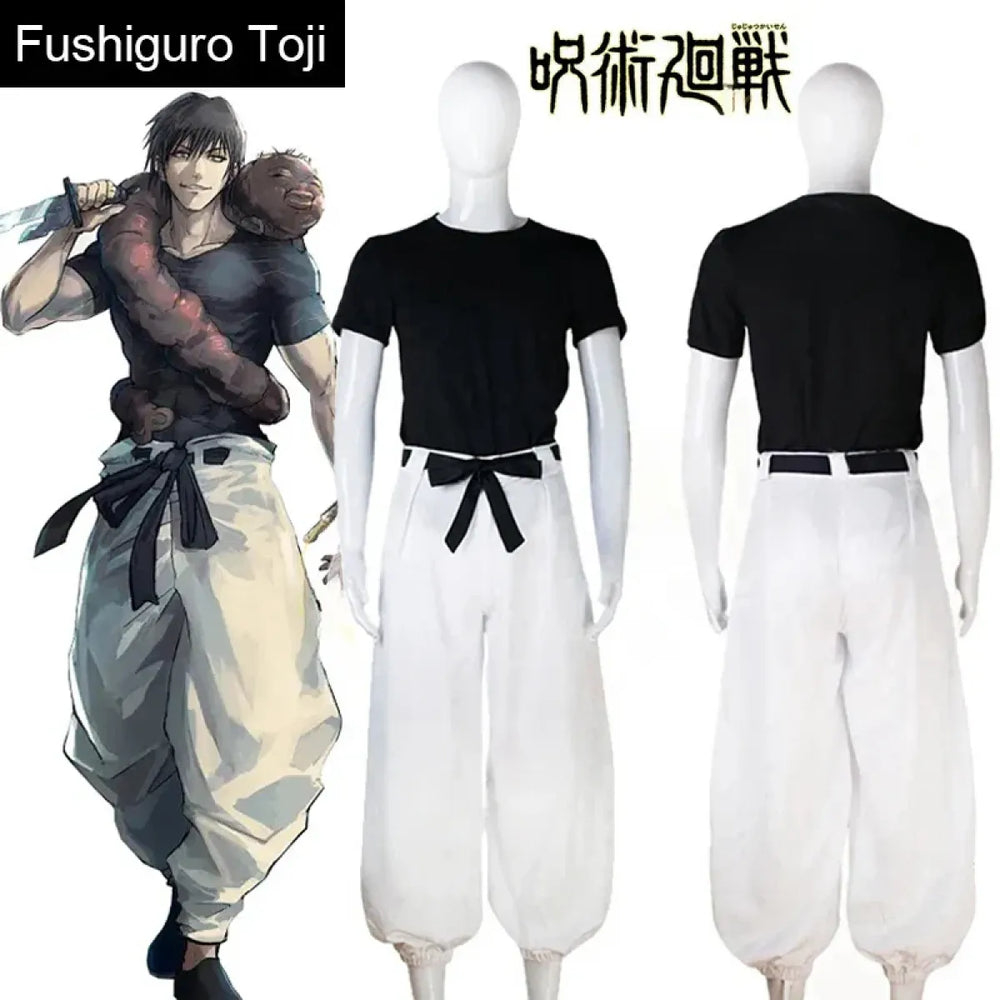 Jujutsu Kaisen Toji Fushiguro Cosplay - Sorcerer Killer Uniform & Wig - Best Sellers - 1