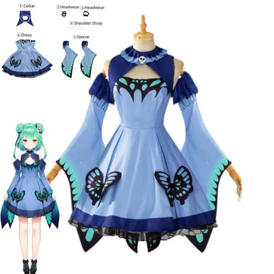 Uruha Rushia VTuber Cosplay Dress Set - All Dresses - Cosplay - 7