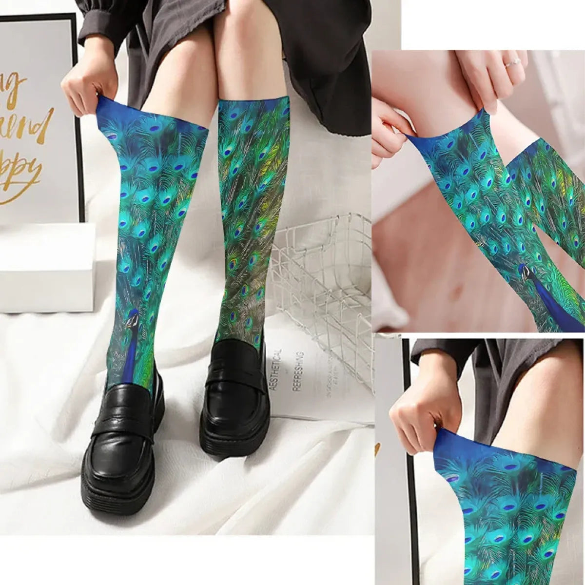 Velvet Long Socks for Women - Harajuku Summer Stockings - Best Sellers - 1