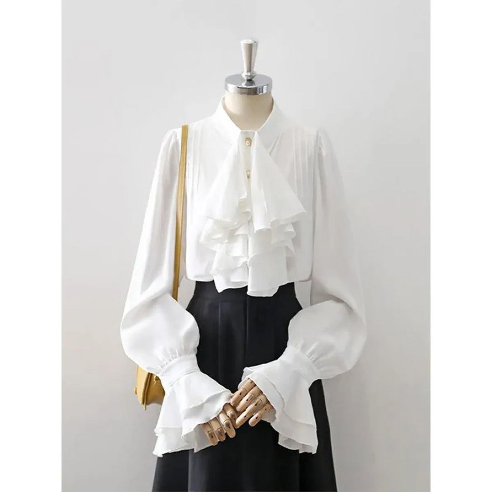 Victorian Ruffle Blouse - Best Sellers - Shirts & Blouses - 1