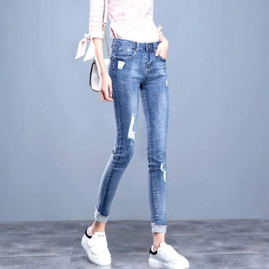 Vintage High Waisted Ripped Jeans - Best Sellers - 12