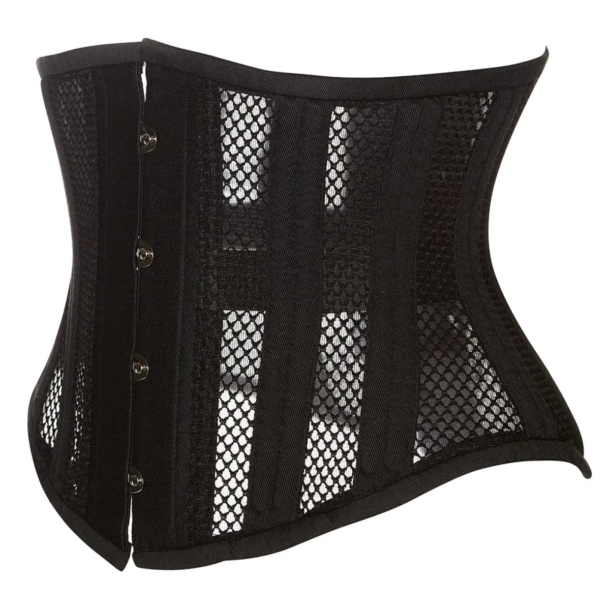 Steel Boned Mesh Underbust Waist Cincher Corset - Best Sellers - Lingerie - 1