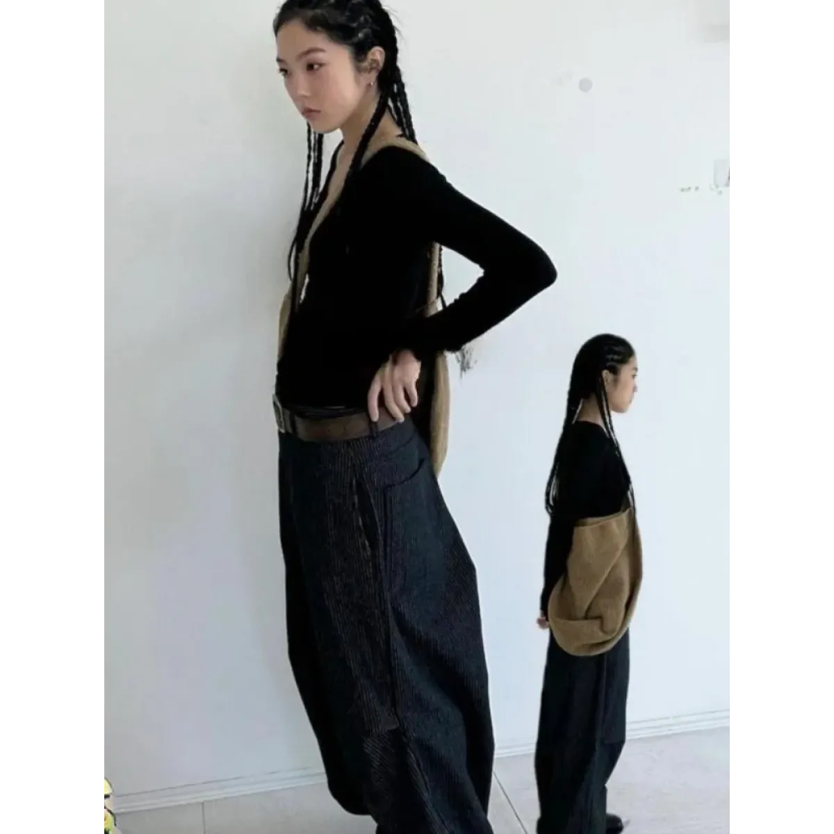 Y2K Low Waist Striped Wide Leg Jeans - Best Sellers - Jeans - 1
