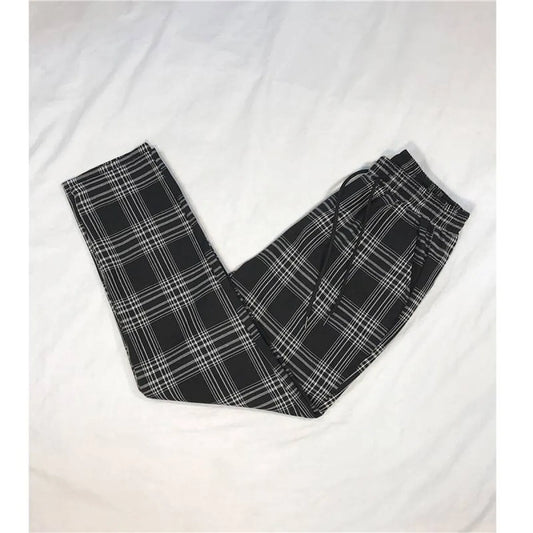 Women Streetwear Plaid Pants - Best Sellers - 12