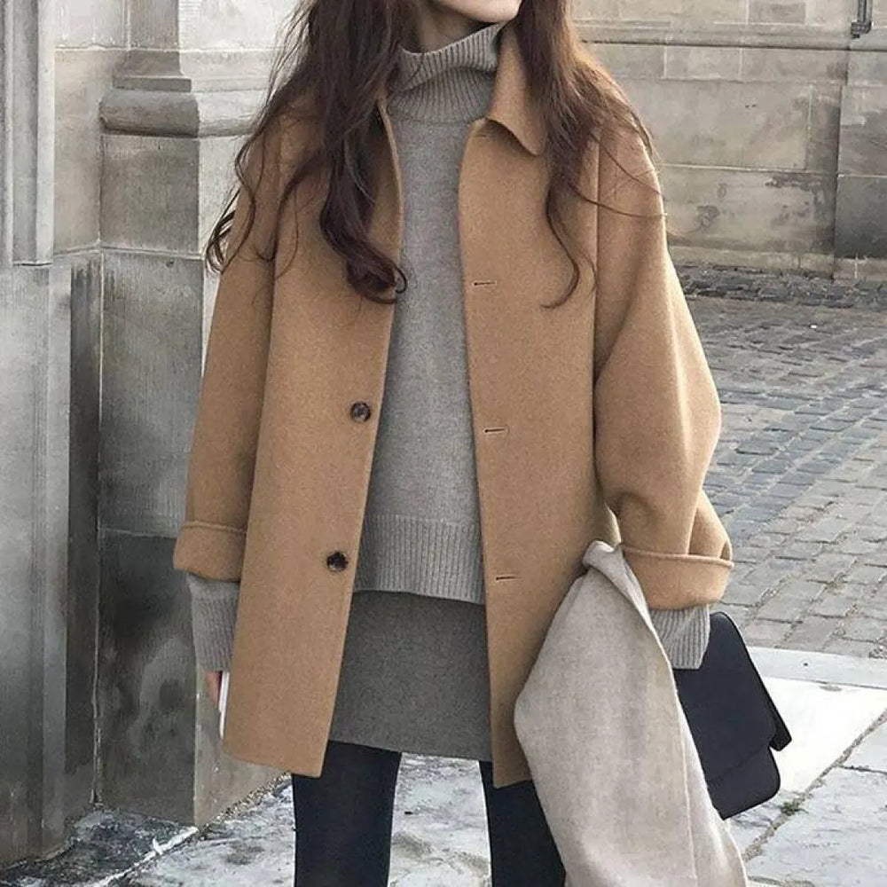 Wool Casual Style Coat - Best Sellers - 1