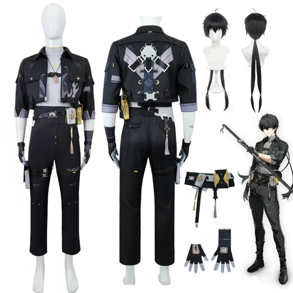Wuthering Waves Rover Male Cosplay Costume – Full Set with Wig - 🎃 Spooky Season 🎃 - Cosplay - 1
