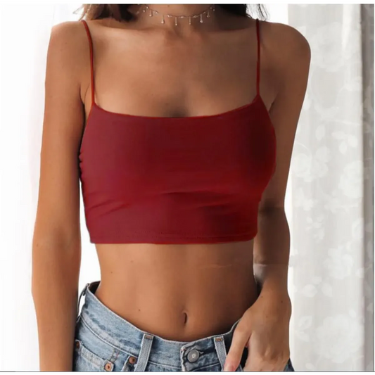Y2K Corset-Style Crop Cami Top - Best Sellers - Tank Top / Cami - 9