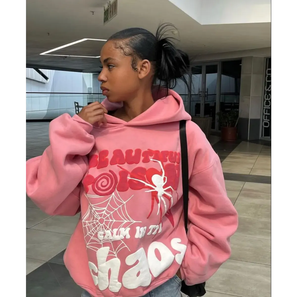 Y2K Harajuku Letter Print Hoodie Set: Hip Hop Streetwear - Best Sellers - 1