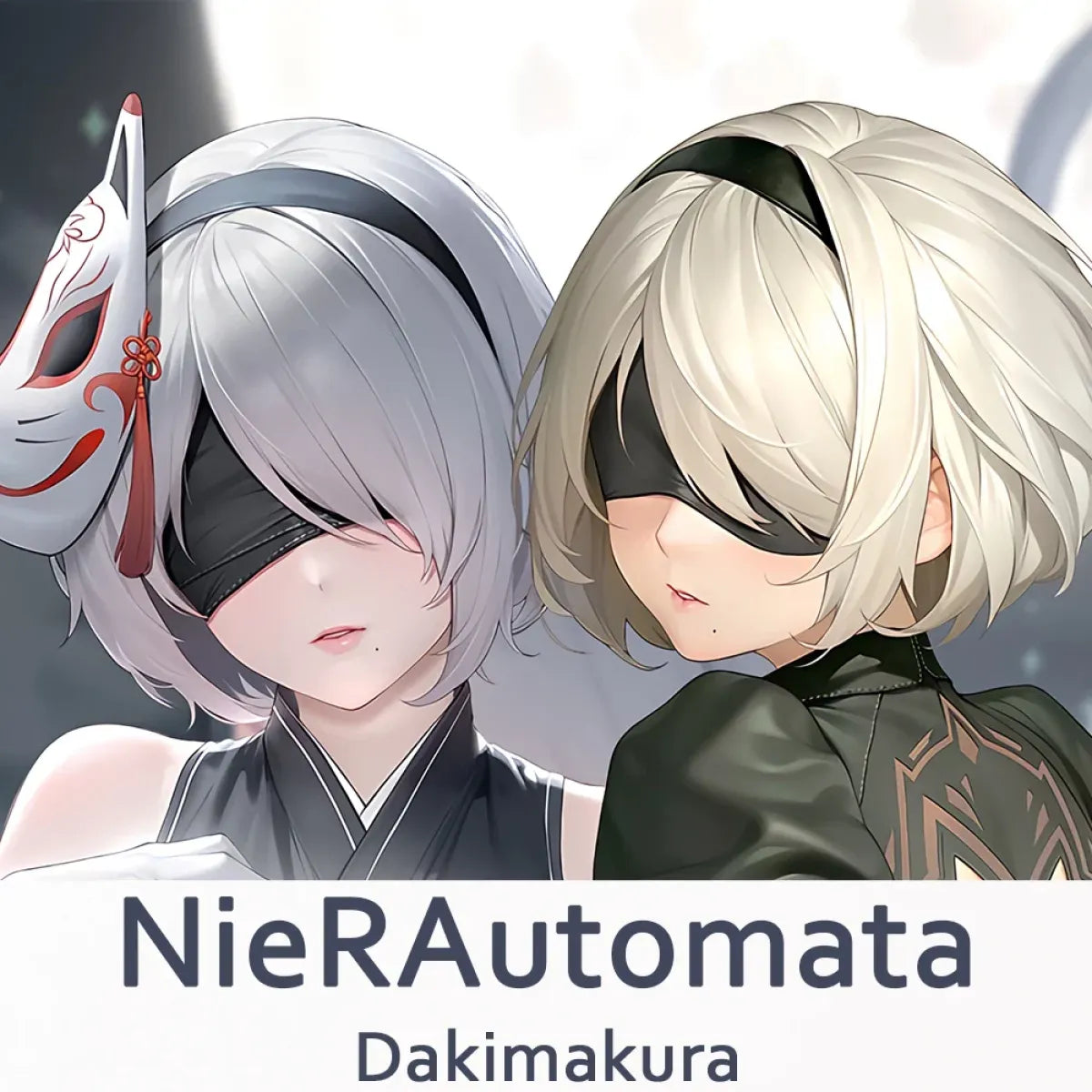 NieR: Automata YoRHa 2B Dakimakura – 2WAY Hugging Body Pillow Case - Best Sellers - Dakimakuras - 1
