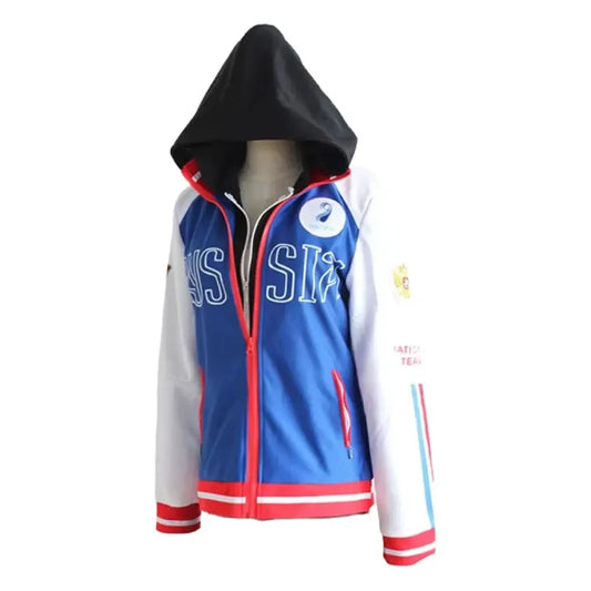 Yuri Plisetsky Cosplay Jacket – Yuri on Ice Sportswear - Anime - Cosplay - 8