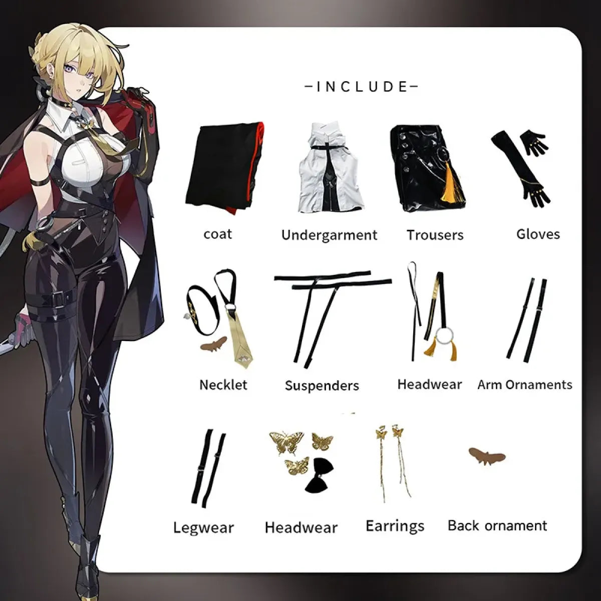Zenless Zone Zero Evelyn Cosplay Costume Set - Best Sellers - Cosplay - 4