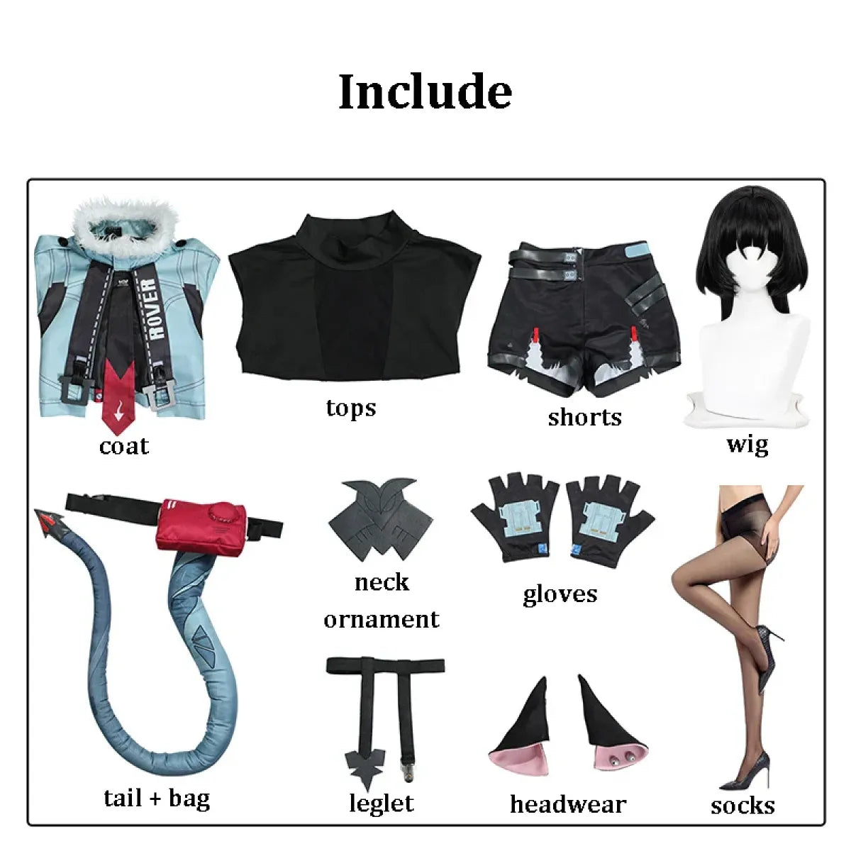 Jane Doe Zenless Zone Zero Cosplay Costume Set - Anime - Cosplay - 6